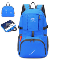 Women Nylon Waterproof Foldable Backpack Casual Luggage Bag
