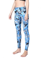 Women Oil Painting Printed Yoga Stretch Leggings
