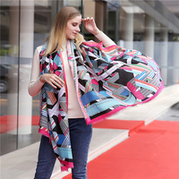 Women Oversize Stain Print Scarf Casual Warm Shawl