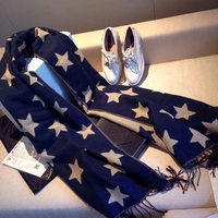 Women Pattern Tassel Scarves Shawl Casual Thickening Warm Scarves