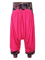 Women Printed Chinese Style Yoga Loose Pants