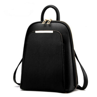 Women PU Leather Vintage Backpack Fashion Travel Shell Shoulder Bags