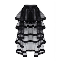 Women Sexy See Through Corset Skirts Crystal Beads Mesh Corset Dresses