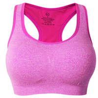Women Sexy Wireless Quick Dry Sports Bras Shockproof Elastic Breathable Vest Bras