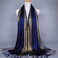 Women Shade Pohemina Scarf Stole Shawl Wrap Soft Cotton Scarves
