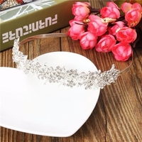 Women Silver Rhinestone Hairband Bride Wedding Hairwear Hair Accessories