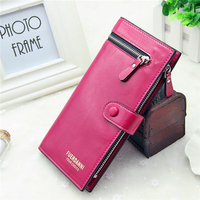 Women Stylish Long Wallet Zipper Purse Card Holders
