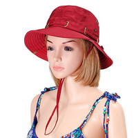 Women Summer Breathable Comfortable Fisherman Hat Outdoor Climbing Sunscreen Visor Bucket Hats