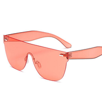Women Summer Colorful Square Frame Sunglasses Outdoor Casual Anti-UV Glasses
