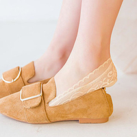 Women Summer Lace Stealth Breathable Invisible Non-slip Silicone Boat Socks