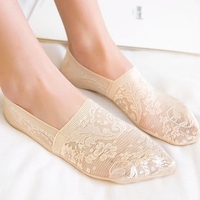 Women Summer Thin Breathable Deep Antiskid Invisible Boat Socks Casual Comfortable Ankle Socks