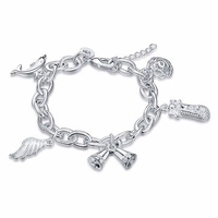 YUEYIN® Bell Tree Dolphin Pendants Bracelet for Gift