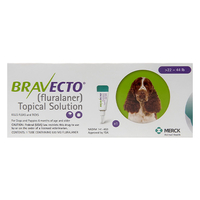 Bravecto Topical For Medium Dogs (22 - 44 Lbs) Green 2 Doses