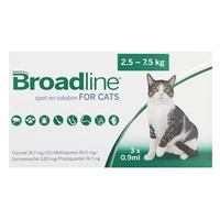 Broadline Spot-On For Large Cats 5.5 To 16.5 Lbs 3 Pack