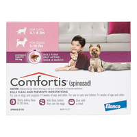 Comfortis For Small Cats 1.4 To 2.7kg (3 To 6 Lbs) 140mg 3 Chews