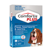 Comfortis Plus (Trifexis) For Large Dogs (18.1-27kg) Blue 12 Chews