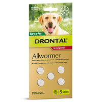 Drontal Wormers Tabs For Dogs 35kg 2 Tablet