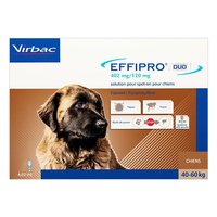 Effipro Duo Spot- On For Extra Large Dogs Over 88 Lbs 4 Doses