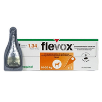 Flevox Spot-On For Medium Dogs 23 To 44 Lbs. (Orange) 12 Pack