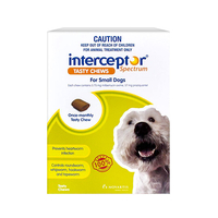 Interceptor Spectrum Tasty Chews For Small Dogs 4 To 11kg (Green) 12 Chews