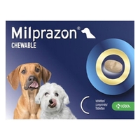 Milprazon Worming Chewable For Small Dogs/Puppies Upto 11lbs 8 Chews