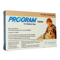 Program Tablets For Medium Dogs 6.8 To 20kg 6 Tablet