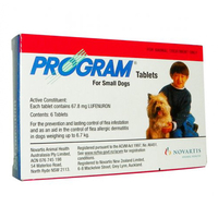 Program Tablets For Small Dogs Up To 6.7kg 6 Tablet