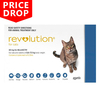 Revolution For Cats (Blue) 2.6 - 7.5kg 6 Pack
