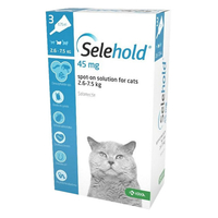 Selehold For Cats 5.5-16.5lbs (Blue) 45mg/0.75ml 6 Pack