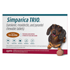 Simparica Trio For Dogs 11.1-22 Lbs (Caramel) 3 Chews