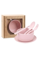 4Pcs/Set Children Eco-Friendly Dinnerware Cup Bowl