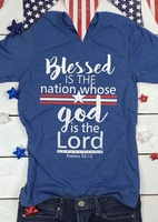 Blessed Is The Nation Whose God Is The Lord T-Shirt