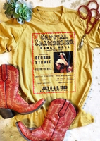 Crystal Chandelier George Strait T-Shirt Tee - Yellow