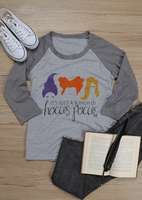 Halloween Hocus Pocus Sanderson Sisters Baseball T-Shirt