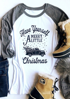 Have Yourself Merry A Little Christmas Baseball T-Shirt