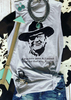 I Was Born Game John Wayne Rooster Tank without Necklace - Light Grey