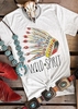 Wild Spirit Indian Feather Headdress Arrow T-Shirt