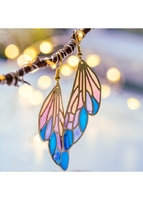 Butterfly Wings Design Rainbow Color Earrings