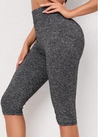 Grey Marl Skinny High Waisted Legging