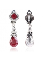 Rhinestone Detail Waterdrop Design Ear Clip