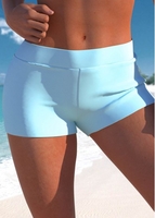ROTITA Light Blue Mid Waisted Swim Shorts