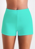 ROTITA Mint Green Mid Waisted Swim Shorts