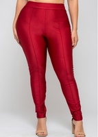 ROTITA Plus Size High Waisted Solid Legging