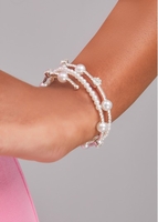 Silvery White Bracelets & Bangles