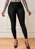 Skinny Faux Leather High Waist Pants