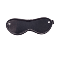 Black Leather Blindfold