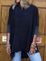 3/4 Sleeve Solid T-Shirts