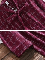 A-Line Sweet Long Sleeve Auto-Clearance - Noracora
