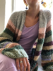 Acrylic Striped Vintage Cardigans - Noracora