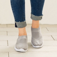 All Season Platform Middle Heel Daily Sneaker